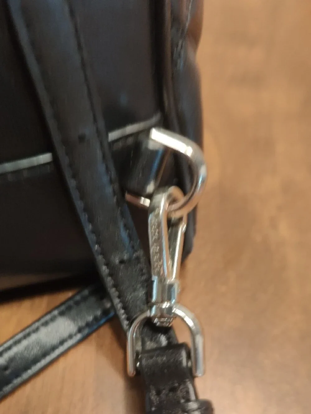 Kate Spade Black Quilted Mini Backpack with Gold Hardware